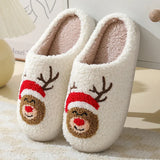 Style Winter Slippers Woman House Indoor Cute Fluffy Fur Slippers for Women Soft Sole Warm Plush Cotton Shoes