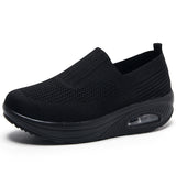 Breakj Breathable Pad Women's Shoes Thick-Soled Sports Casual Shoes Large-Size Flying Shake