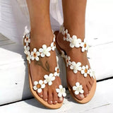 For Women Sexy Sandals Ladies Flat Shoes Sweet Bohemian Sandals Summer Breathable Casual Beach Slippers