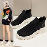 Women's Mesh Breathable Weaven Sneakers Women Light Sneakers Platform Slip on Shoes Female Casual Running Shoes Females