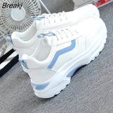 Women Vulcanize Shoes Casual Fashion 2023 New Woman Comfortable Breathable White Flats Female Platform Sneakers Chaussure