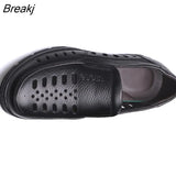Genuine Leather Shoes Men Summer Sandals Hollow Men's Sandals Male Brand Casual Footwear
