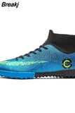 Men Large Size FG/TF Soccer Shoes Football Cleats Soccer Ankle Boots Teenager Training Sneakers Kids Indoor Sports Shoes