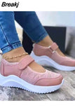 Women Thick soled Sneakers Women Fashion Mesh Breathable Wedge sneakers Shoes Ladies Casual Sport Shoes Zapatillas