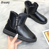 Women Shoes Winter Women Snow Boots for Women 2022 New Fashion Thicken Bottom Non-slip Waterproof Cloth Warm Cotton