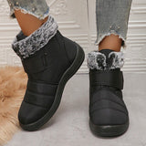 2023 New Waterproof Winter Boots Women Faux Fur Non Slip Snow Boots Woman Warm Thicken Plush Ankle Booties Plus Size