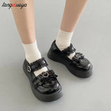 Lolita Shoes Sweet Mary Janes Woman platform shoes Japanese Style Fashion Cute Party Jk Shoes for Girls Zapatos