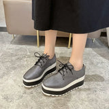 Women's Platform Wedge Heeled Shoes Casual Lace Up Outdoor Shoe Comfortable High Heel Sneakers Low Top Sneaker Thick