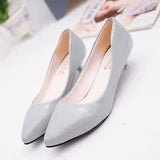 Cm Low Heel High Heels Stiletto Wild Women's Shoes Simple Comfort Work Shoes Shallow Mouth Pointed Single Shoes Fashion
