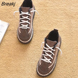 Autumn Winter Shoes Women Boots Warm Plush Cold Winter Shoes Flat Non-slip Snow Botas Ladies Ankle Boots Cotton Shoes