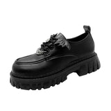 Cute Mary Janes Women's JK Uniform Pumps Wedges High Heels Platform Pumps Female Gothic Girls Lolita Punk Shoes