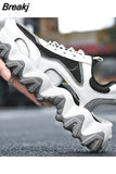 Men's Brand Mesh Sandals Hollow Lace Up Male 2023 Summer Refreshing Platform Sneakers Man Fashion Beach Shoes