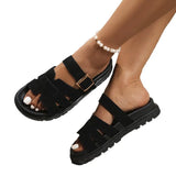 Breakj Summer New Large-Size Thick-Bottomed Type Wearing Casual Beach Slippers