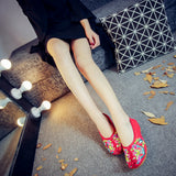 Breakj Head Shoes Opera Shoes Embroidered Cloth Shoes Ethnic Wind Spring Autumn Women's Shoes Single