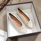Women Shoes Slip on Flat Loafers for Bow Ballet Flats Women Moccasins Casual Zapatos Mujer Flat Shoes Women Walking
