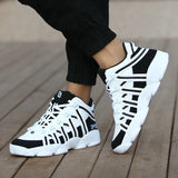 Men Luxury Sneakers Split Leather City Leisure Men Casual Shoes Breathable Walking Footwear Male Shoes Men