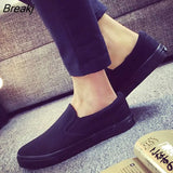 Spring Summer Women Sneakers Loafers Shoes Breathable Women Canvas Shoes Brand Soft Thick Sole Black White Footwear