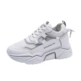 New Fashion Sneakers Women Sports Shoes Platform Mesh Breathable Vulcanized Shoe Wedge Casual Woman Summer Zapatos