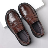 Men laofers slip on Driving Moccasins Comfortable Loafer Shoes Men's Casual Shoes genuine Leather Loafers Flats Shoes for
