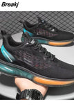 Mens Running Shoes Air Cushion Sneakers Trainers Outdoor Male Sport Shoes for Men Weave Breathable Lace Up Casual Men's