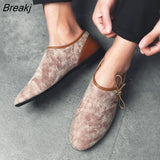 Men Shoes Casual Breathable Soft Mens Loafers Light Leather Shoes Flats Fashion Slip-On Driving Shoes Zapatillas