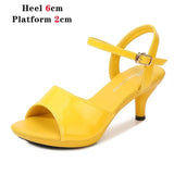 Sandals Women Shoes Size 43 Thin Heels Summer Naked Color Peep Toe High Heels Sexy Nightclub Party Slides Heels