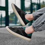 Summer Sneakers Men Casual Shoes Breathable Ice Silk Men Shoes Walking Flat Footwear Soft Bottom White