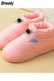 Women Lightweight Ankle Boots Fashion Snow Boots For Couple Winter Flats Cotton Shoes Keep Warm Winter Women Boots Botas
