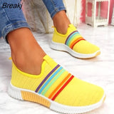 New Fashion Women Casual Shoes Breathable Mesh Designer Sneakers Comfortable Running Sport Light Shoes Plus