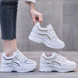 Sneakers for Women Platform Tennis Female Inner Height Running Sports Shoes Woman Casual Luxury Designer Vulcanized