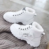 Winter Ladies Shoes Lace Up Women Sneakers Snow Ankle Boots Waterproof Warm Platform Botas Woman Footwear Botas De