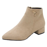 Shoes Women Boots Fashion Waterproof Booties Plus Size Comfortable Soft Bottom Female Platform Shoes Black Botas De