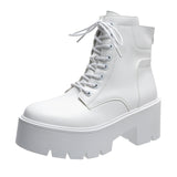 Breakj With Martin Boots Women 2023 Early Autumn New Net Red Thick And Thick Bottom Locomotive Boots Martin