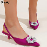 Shoes for Women 2023 New Women's Shoes Wedding Shoes Sequined Exposed Documentary Shoes Pointed Toe Temperament