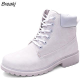 Boots For Women 2023 New Brand Snow Boots Fashion Warm Winter Boots Women Solid Square Heel Shoes Woman Plus Size
