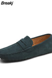 New Fashion Men Casual Shoes Brand Leather Men Loafers Moccasins Slip on Men's Flats Male Driving Shoes Sneakers