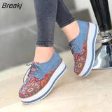Women's Shoes 2023 Trendy Size 43 Flats Women Casual Platform Shoes Woman Socofy Lace Up Loafers Shoes Zapatillas
