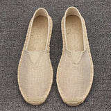 Size 35-45 Women Sewing Flax Shoes Slip on Loafers Casual Shoes Woman Espadrilles Hemp Canvas Flat