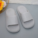 Women's Platform Cloud Slippers Eva Soft Sole Pillow Slides Woman Non Slip Bathroom Home Slippers Women Summer Beach Flip