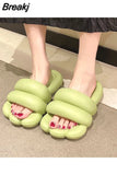 Women's Slippers 2023 Summer New Fashion Thick Sole Outdoor EVA Sandals Ladies Designer Casual Sports Couple's Elastic