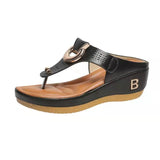 Breakj Women's Shoes 2024 Summer New Beach Clip Slope And Cool Slippers Women's Women's