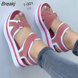 Women Sandals Casual Wedges Sandalias Mujer 2023 New Summer Shoes Women Heels Sandals Platform Peep Toe Wedges Chaussure