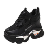 Wedge Heel Sneakers for Women 2023 New Breathable Chunky Platform Sports Shoes Woman Fashion Non Slip Thick Sole