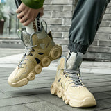 Skating Shape Sports Shoes Men Personality Running Shoes Thick Soled Casual Sneakers Increased Men Sneaker Walking