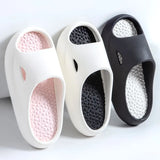Thick Platform Bathroom Home Slippers Women Outdoor Soft Sole Couple Slides Shoes Woman Non Slip Flip Flops Beach