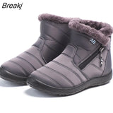 Women Boots 2023 Fashion Waterproof Snow Boots For Winter Shoes Women Casual Lightweight Ankle Botas Mujer Warm Winter