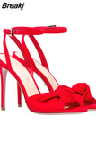 High-heeled Sandals Woman Summer 2023 Butterfly-Knot Gladiator Sandals Women Party Sexy Slingback Stylish Ladies