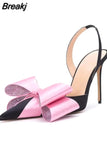 Crystal Women's Sandals Summer Fashion Thin High Heel Shoes Women Pumps 2023 New Ladies Slingback Wedding