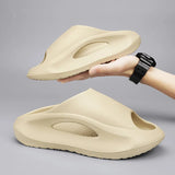 Summer Platform Slippers for Women Men Casual Beach Shoes Thick Bottom Platform Slides Soft Sneaker Women Sports