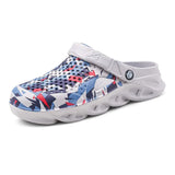 Men's 2023 Summer Shoes Men Slippers Breathable Non-slip Mules Male Garden Shoes Casual Beach Sandals